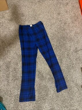 Place Blue and Black Plaid Leggings